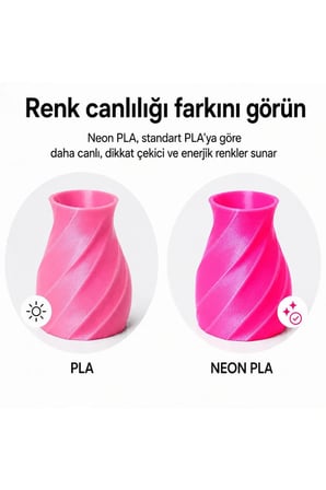 Neon Pembe PLA+ Premium Filament