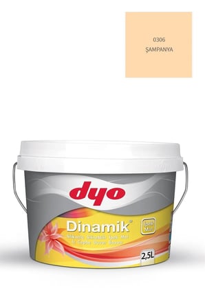 Dinamik Silikonlu Silinebilir Ipek Mat Iç Cephe Duvar Boyası 3212 Irmak Yeşili 2,5 Lt