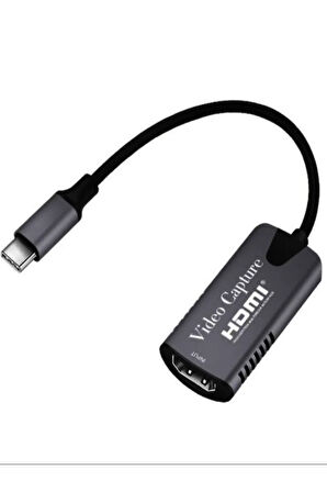 Hu-04c 4k Full Hd 1080p Type-c Hdmı Capture Canlı Yayın Kartı