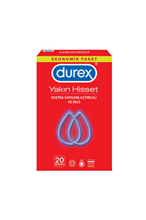 Nirvana Hot Uyarıcı Jel 100ml 2 Kutu Durex Yakın Hisset Prezervatif, 20'li