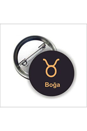 Boğa Burcu Buton Rozet