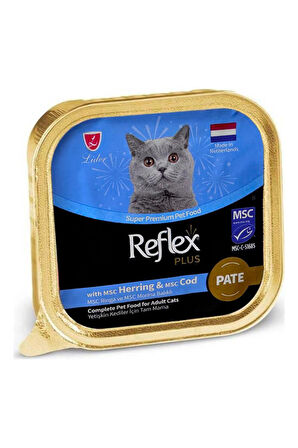 Ezme Ringa ve Morina Balıklı Yetişkin Kedi Konservesi 85gr - 24 Adet