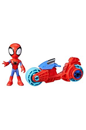 Spider And Hıs Amazıng Frıends Motorsiklet Ve Figür Spidey F6777-f7459