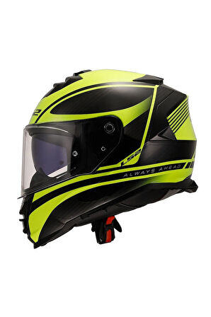 Storm 2 Dodger Mat Siyah-neon Sarı Kask