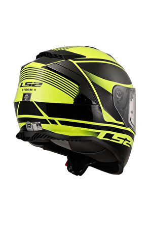 Storm 2 Dodger Mat Siyah-neon Sarı Kask