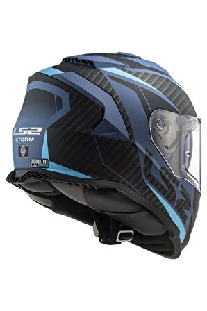 Storm 2 Racer Kapalı Kask (MAT MAVİ)