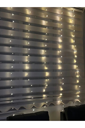 Perde Led 3mx3m Kumandalı 8 Fonksıyonlu 300 Ledli 10 Sarkıtlı Usb Girişli.