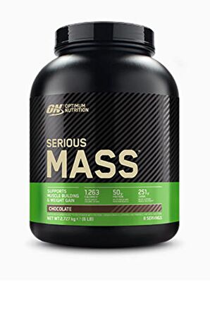 Optımum Nutrıtıon Serious Mass Chocolate 1101537 6 Lbs Gainer