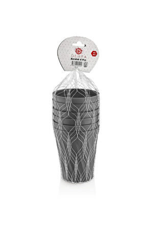 6 Kişilik 32 Parça Piknik Seti  Plastik Bardak Çatal Kaşık Bıçak Yemek Kahvaltı Takımı