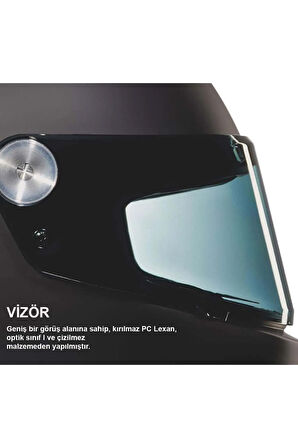 X.g100r Gallon Full Face Motosiklet Kaskı