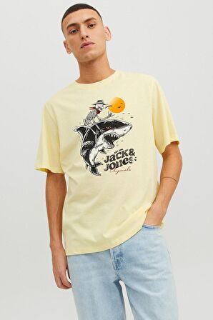 Jack & Jones Kuru Kafa T-shirt Jorbeachbone Erkek Tişört 12234309