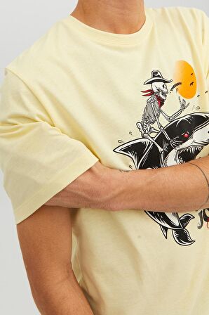Jack & Jones Kuru Kafa T-shirt Jorbeachbone Erkek Tişört 12234309