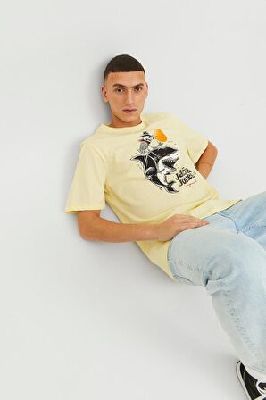 Jack & Jones Kuru Kafa T-shirt Jorbeachbone Erkek Tişört 12234309