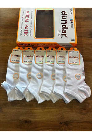 Kadın Modal Dikişsiz Konforlu Yazlık Patik Çorap 6’lı Paket