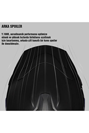 Y.100r Night Rider Kapalı Motosiklet Kaskı