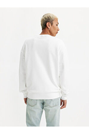 Relaxed Graphic Bisiklet Yaka Sweatshirt