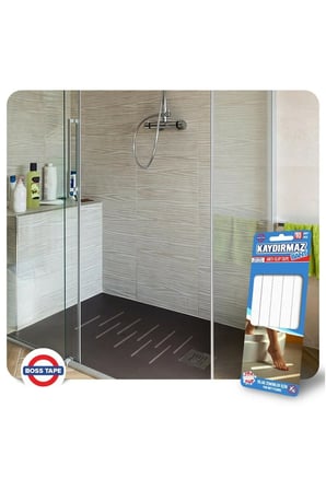 Boss Tape Banyo Küvet Duşakabin Zemin Yer Kaydırmaz Bandı - Süper Güçlü Yapıştırıcı