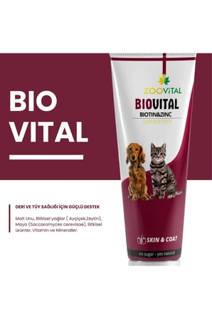 Biovital Paste 100gr Kedi Ve Köpek Deri Ve Tüy Sağlığı