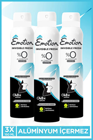 Invisible Fresh Deodorant 3x150ml