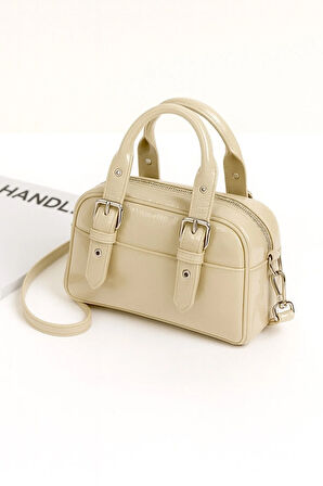 Lüks Silindir Günlük El Ve Omuz Çantası