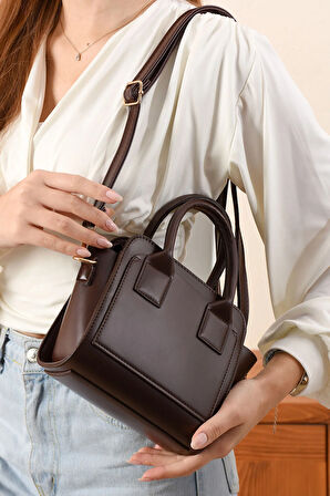 Kutu Üç Gözlü El Ve Omuz Çantası