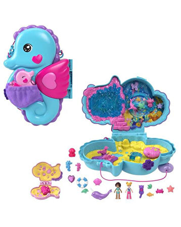 Polly Pocket Compact Daddy & Me Denizatı Çanta Oyun Seti HWP03