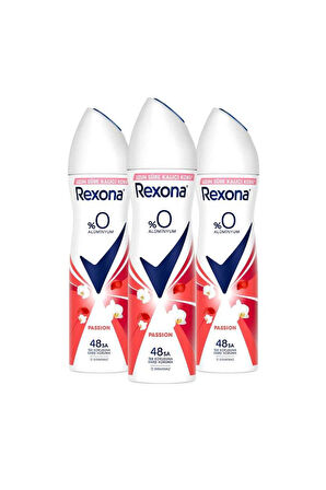 Rexona Kadın Deo Sprey Passion 150 ml x 3 Adet
