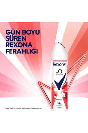Rexona Kadın Deo Sprey Passion 150 ml x 3 Adet