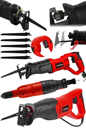 Alman 9000 Xdrive 6 Kademe Devir Ayarli Bakir Sargili Kemik Kesme Tilki Kuyruğu Testere Makinesi