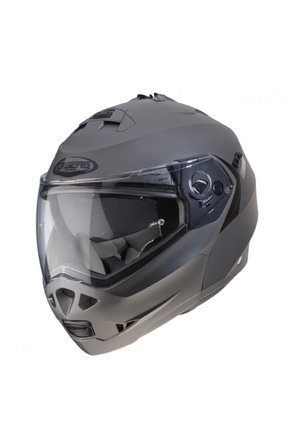 Duke 2 Gun Metal Mat Gri Açılır Motosiklet Kaskı Pinlock