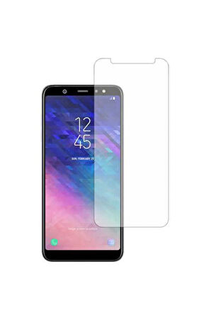 Samsung Galaxy A6 Kırılmaz Ekran Koruyucu Temperli Cam
