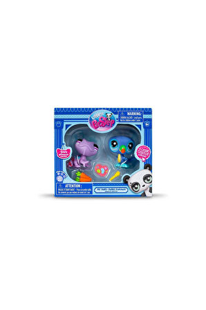 LPS Minişler Littlest Pet Shop Bukalemun ve Tukan Kuşu 2'li Figür Seti