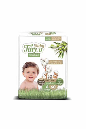 Baby Turco Doğadan 6 Numara Xlarge 60 Adet