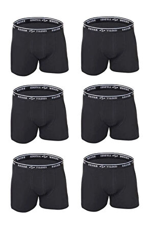 6'lı Paket Seher Likralı Erkek Boxer