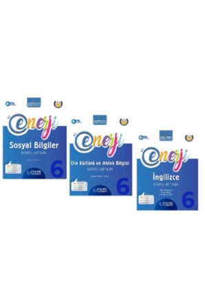 6.SINIF ENERJİ SOSYAL BİLGİLER - DİN KÜLTÜRÜ - İNGİLİZCE SORU KİTABI