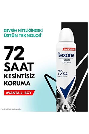 Rexona Invisible Black&White Kadın Sprey Deodorant 4 x 200 ML