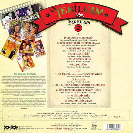 Yeşilçam Şarkıları Volume 2 - Plak