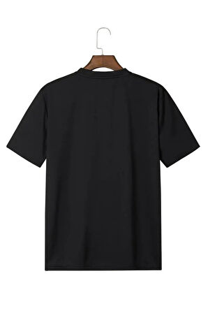 Unisex Balance Baskili Bi?si?klet Yaka T-shi?rt