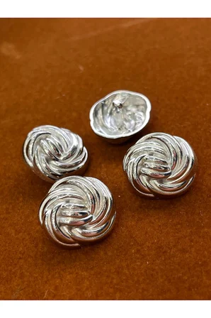 Halat model gold renkli kaban-ceket düğme seti(2.3cm)