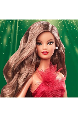 Barbie 2022 Mutlu Yıllar Bebeği - Kumral Hby03 Lisanslı Ürün