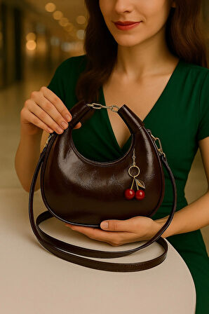 Cerry El Ve Omuz Çantası Charm Hediyeli