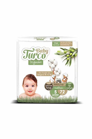Baby Turco Doğadan 5 Numara Junıor 72 Adet