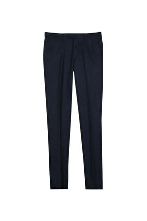 Normal Bel Slim Fit Mavi Erkek Takım Elbise Tk1006900247