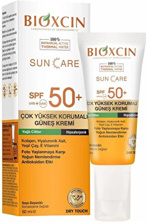 Sun Care Çok Yüksek Korumalı Yağlı Ciltler Için Güneş Kremi Spf 50+