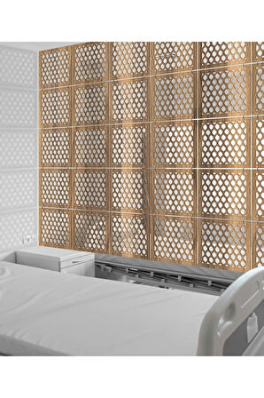 Lazer Kesim Sarkıt Paravan, Ahşap Seperatör, Panel Levha Seti Dekorasyon Ahşap Oda Bölücü elisp