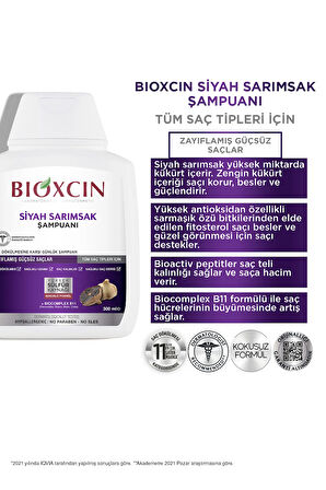 Siyah Sarımsaklı Şampuan 300 Ml-