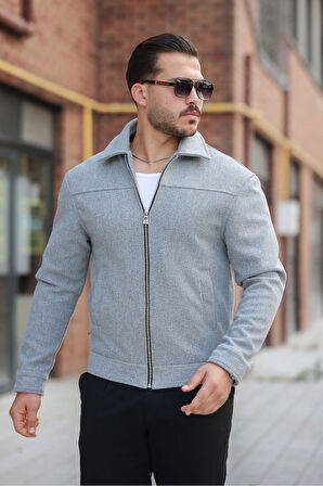 Basic Premium Polo Yakalı Kaşe Ceket/Mont - Sadece ve Şık