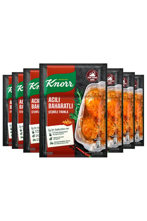 Knorr Fırında Tavuk Çeşnisi Acılı Baharatlı 31 gr X 7 Adet