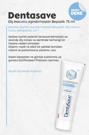 Aşındırmayan Beyazlık 75 ml