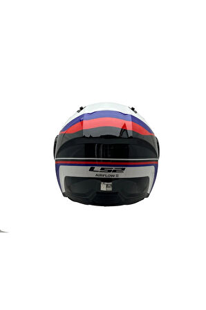 AIRFLOW 2 RUSH BEYAZ-MAVİ-KIRMIZI KASK